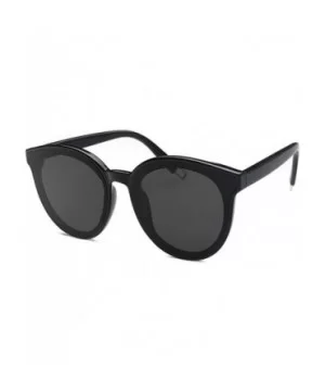 Vintage Fashion Round Wayfarer Sunglasses for Women - Black - CK183CK2D32 $8.35 Round