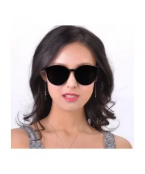 Vintage Fashion Round Wayfarer Sunglasses for Women - Black - CK183CK2D32 $8.35 Round