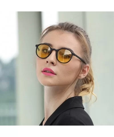 Unisex Polarized Sungalsses Men Women Vintage Round Cool Sunglasses Goggles Glasses UV400 Anti- Glare Fashion - C9199OHUM0R $...