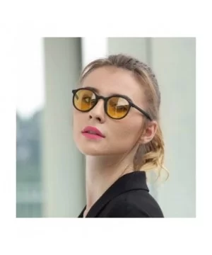 Unisex Polarized Sungalsses Men Women Vintage Round Cool Sunglasses Goggles Glasses UV400 Anti- Glare Fashion - C9199OHUM0R $...