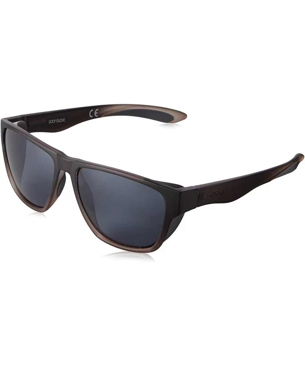 10224902.QTM Brose Smoke with Flash Sunglasses with Rubberized Crystal- Dark Grey/Light Grey/Silver - CZ1259OAQV5 $21.58 Sport