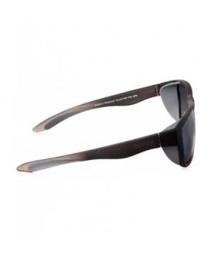 10224902.QTM Brose Smoke with Flash Sunglasses with Rubberized Crystal- Dark Grey/Light Grey/Silver - CZ1259OAQV5 $21.58 Sport