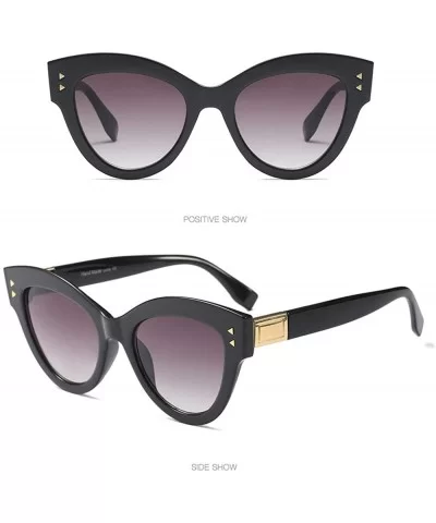 Fashion Vintage Big Frame Sunglasses Summer Retro Eyewear Sunglasses - A - C218TO6C6Q2 $8.34 Wrap