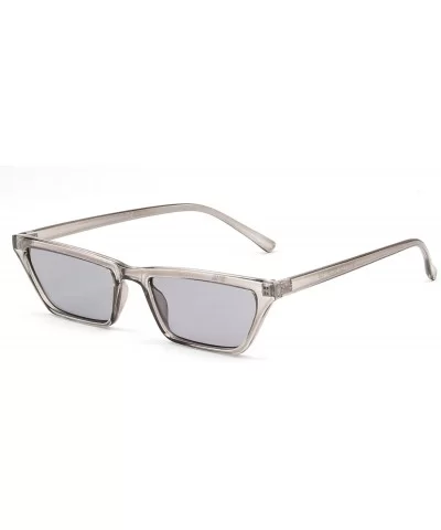 Candy Color Transparent Sunglasses- Clear Glasses S1071 - C6 - CR18GTQIG8X $9.07 Rectangular