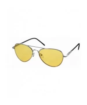 Yellow Night Driving Aviator Golf Fishing Sunglasses 100 % UV - C211HOXQT5D $9.60 Aviator