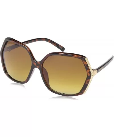 Women's 1007SP Geometric Glam Sunglasses with Textured Metal Temple Details & 100% UV Protection - 65 mm - CD18NRGZA5M $13.02...