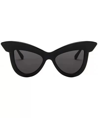 Cat Eye Oversized Sunglasses for Women Polarized 100% UV Protection Shades Fashion Retro Goggle Eyewear - D - C718U7KTODK $7....