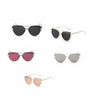 Fashion Glasses Twin Beams Protection Sunglasses - CB18ON2LGHN $6.33 Cat Eye