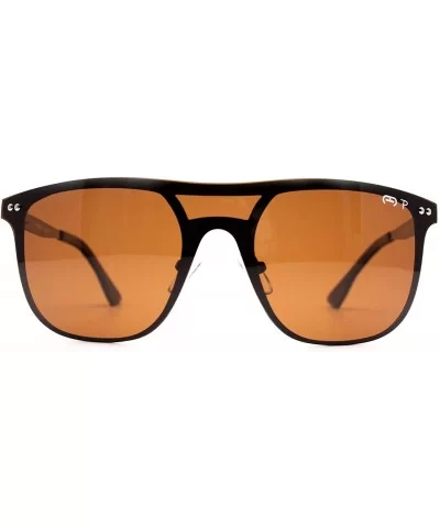 p684 Trendy Square Polarized - for Womens-Mens 100% UV PROTECTION - Brown-brown - CZ192TG0SGD $19.78 Square