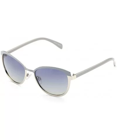 Cateye Sunglasses for Women Polarized UV Protection Retro Fashion Designer Metal Sun Glasses - Grey - CR18TGH5WLD $5.76 Cat Eye