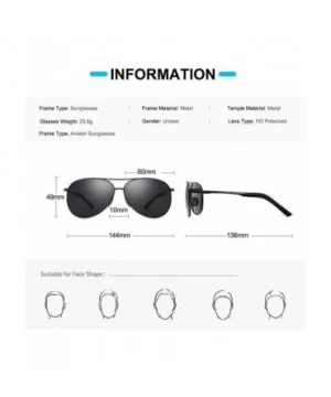 Sunglasses Polarized Protection Mirrored - 1489 Matte Black Frame Black Lens - CD18EM00LXN $10.66 Round