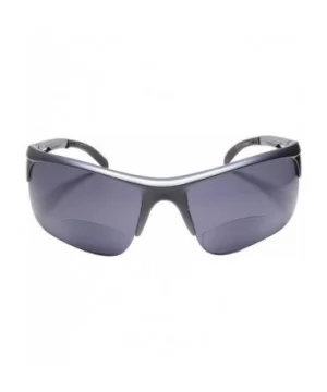 Motorcycle Riding Biker Wrap Around Sports Gray Bifocal 1.50 Reading Sunglasses - CG195D9QWEO $13.83 Wrap