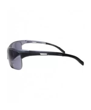 Motorcycle Riding Biker Wrap Around Sports Gray Bifocal 1.50 Reading Sunglasses - CG195D9QWEO $13.83 Wrap