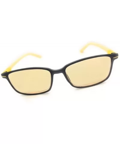 Computer Reading Glasses Reduce Eyestrain-Anti Blue Rays-UV Protection - Yellow - CS18NNK69TX $11.69 Wayfarer