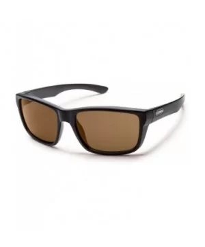 Mayor Polarized Sunglass with Polycarbonate Lens - Matte Black Frame/Brown - CB12O8X0363 $35.89 Square