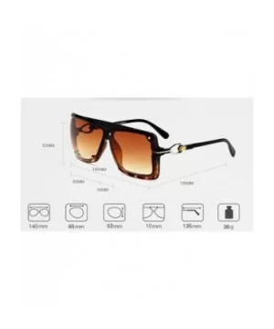 Oversized Sunglasses Transparent Vintage Windproof - Clear - CG18NZI3YGN $7.58 Oversized