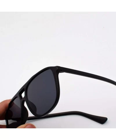 Clearance!!! Polarized Sunglasses Women Men Retro Sunglasses Full Frame sunglasses Round Mirrored Lens - Black - CW18U90LEE2 ...