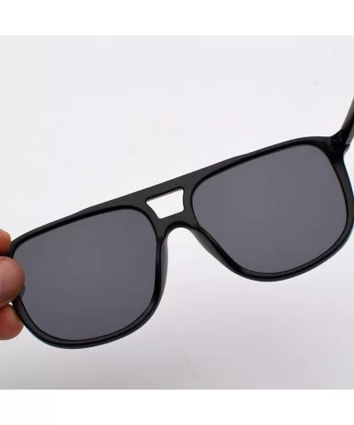 Clearance!!! Polarized Sunglasses Women Men Retro Sunglasses Full Frame sunglasses Round Mirrored Lens - Black - CW18U90LEE2 ...