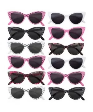 Cat Eye Sunglasses Vintage Smoke Mix (12 Pack) - C6185G4TLS5 $28.72 Cat Eye