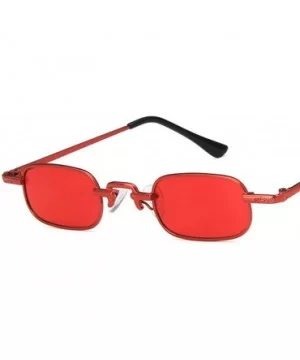 Unisex Sunglasses Fashion Red Drive Holiday Rectangle Non-Polarized UV400 - Red - C118RH6SZSS $7.26 Rectangular