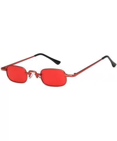 Unisex Sunglasses Fashion Red Drive Holiday Rectangle Non-Polarized UV400 - Red - C118RH6SZSS $7.26 Rectangular