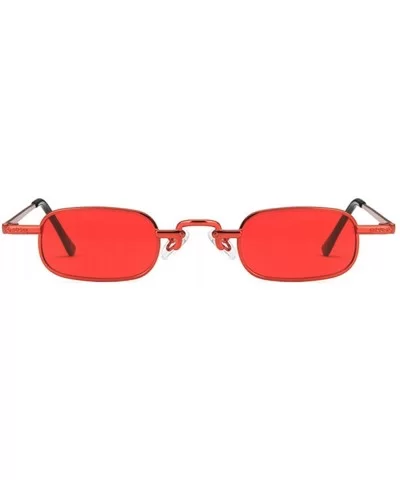 Unisex Sunglasses Fashion Red Drive Holiday Rectangle Non-Polarized UV400 - Red - C118RH6SZSS $7.26 Rectangular