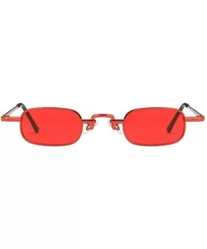 Unisex Sunglasses Fashion Red Drive Holiday Rectangle Non-Polarized UV400 - Red - C118RH6SZSS $7.26 Rectangular