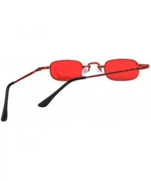 Unisex Sunglasses Fashion Red Drive Holiday Rectangle Non-Polarized UV400 - Red - C118RH6SZSS $7.26 Rectangular