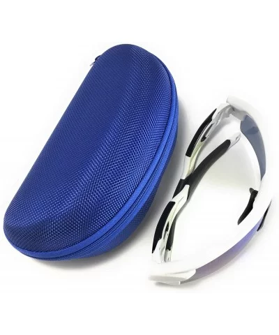 Sunglass Cases for Sports Size Sunglasses and Safety Glasses that are Affordable. - Blue Blue - CF18NRULQAD $5.67 Aviator