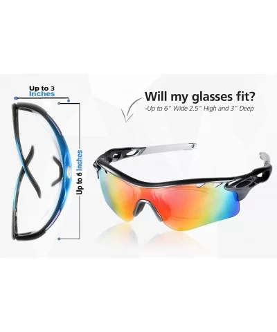 Sunglass Cases for Sports Size Sunglasses and Safety Glasses that are Affordable. - Blue Blue - CF18NRULQAD $5.67 Aviator