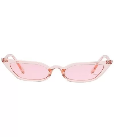 Sunglasses Vintage Protection Eyeglasses - Pink - CM199SD595N $4.58 Cat Eye