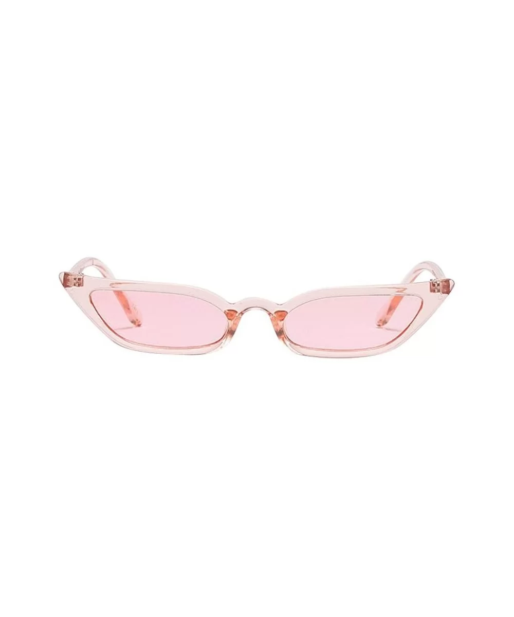 Sunglasses Vintage Protection Eyeglasses - Pink - CM199SD595N $4.58 Cat Eye