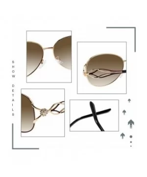 Polarized Sunglasses Driving Blocking Eyeglasses - Brown - CA18WW480M4 $10.26 Sport