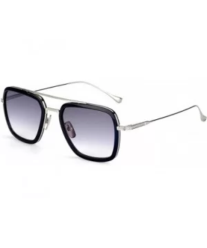 Glasses Vintage Aviator Sunglasses Classic - Grey(high Quality Gift Box) - C718WINCAAC $21.77 Sport