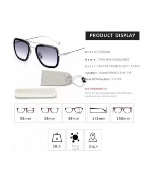 Glasses Vintage Aviator Sunglasses Classic - Grey(high Quality Gift Box) - C718WINCAAC $21.77 Sport