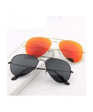 Men's Aviation Sunglasses Women Driving Alloy Frame Polit Mirror Sun Glasses - Rosegold Clear - C0194O3ZCOX $17.02 Oval