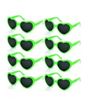 8 Pack of Neon Colors Heart Shaped Sunglasses in Bulk for Women Bachelorette Party Favors Accessories - CI196T6WDQ9 $7.72 Ove...