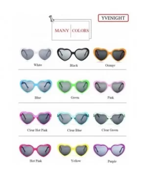 8 Pack of Neon Colors Heart Shaped Sunglasses in Bulk for Women Bachelorette Party Favors Accessories - CI196T6WDQ9 $7.72 Ove...