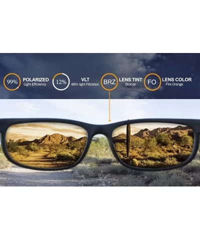 Polarized Replacement Lenses for Saltbreak - Fire Orange - CE188HC94X7 $37.28 Sport