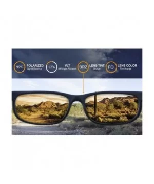 Polarized Replacement Lenses for Saltbreak - Fire Orange - CE188HC94X7 $37.28 Sport