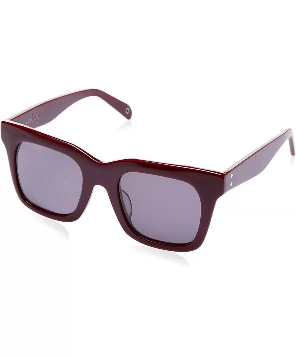 Unisex Square Sunglasses MR1908 - C3 Grey Lens/Red Frame - CQ18GRI9YQ2 $19.08 Square