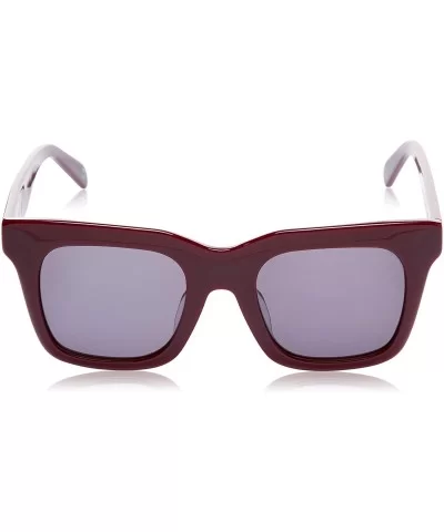 Unisex Square Sunglasses MR1908 - C3 Grey Lens/Red Frame - CQ18GRI9YQ2 $19.08 Square