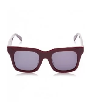 Unisex Square Sunglasses MR1908 - C3 Grey Lens/Red Frame - CQ18GRI9YQ2 $19.08 Square