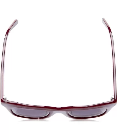 Unisex Square Sunglasses MR1908 - C3 Grey Lens/Red Frame - CQ18GRI9YQ2 $19.08 Square