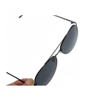 Sunglasses Unisex Polarized 100% UV Blocking Fishing and Outdoor Climbing Baseball Driving Glasses Metal Rimless - CG18W3C6ZM...