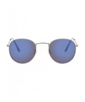 Vintage Oval Sunglasses Women Retro Clear Lens Eyewear Round Sun Glasses Oculos De Sol - Gold Blue - C51985928U2 $27.37 Round