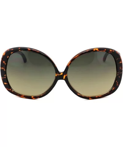 Big Huge Oversized Vintage"Jackie O" Style Sunglasses Retro Women Celebrity Fashion - CF18G7SCGXI $8.07 Oversized