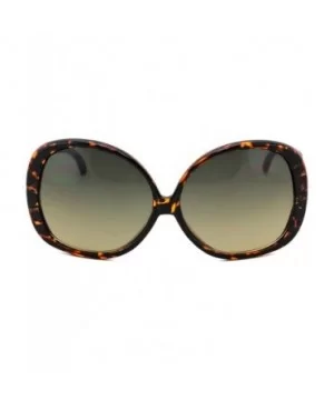 Big Huge Oversized Vintage"Jackie O" Style Sunglasses Retro Women Celebrity Fashion - CF18G7SCGXI $8.07 Oversized