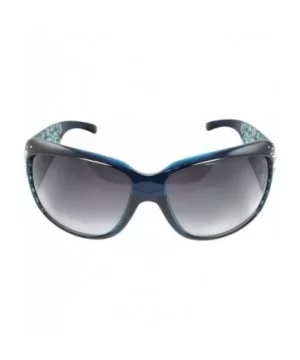 Vintage Shield Lens Fashion Sunglasses Rhinestone Edition (Not Fit-overs) - Blue - CQ11CB14153 $8.41 Square