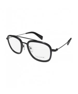 Yy1026 Mens/Womens Designer Full-rim Eyeglasses/Eyeglass Frame - Black - CZ198D48TYX $37.32 Aviator